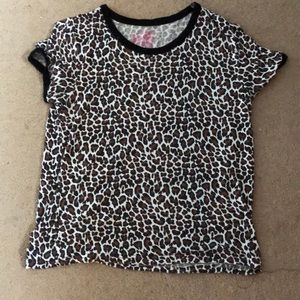 Cheetah print T-shirt